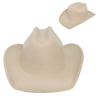 FASHION WESTERN WIDE BRIM FELT COWBOY HAT