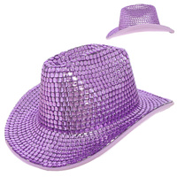 WESTERN RHINESTONE EMBELLISHED COWBOY HAT