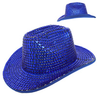 WESTERN RHINESTONE EMBELLISHED COWBOY HAT