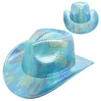 FASHION WESTERN METALLIC COWBOY HAT