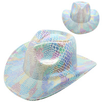 FASHION WESTERN METALLIC COWBOY HAT