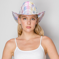 FASHION WESTERN METALLIC COWBOY HAT