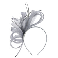 FASCINATOR W/ SIDE LOOPS FEATHERS