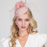 FLORAL FEATHERED JEWELED FASCINATOR