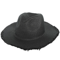 WESTERN WIDE BRIM PATTERNED WOVEN COWBOY HAT