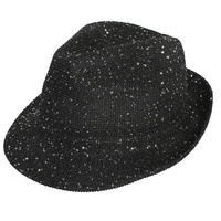 FASHION SEQUIN GLITTERING FEDORA HAT