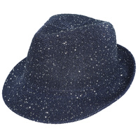 FASHION SEQUIN GLITTERING FEDORA HAT