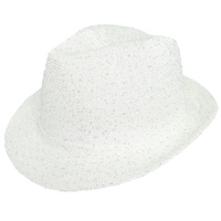 FASHION SEQUIN GLITTERING FEDORA HAT