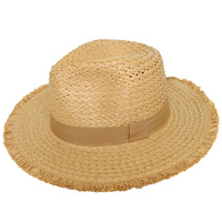 WESTERN PINCHED FRONT STYLE STRAW COWBOY HAT