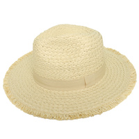 WESTERN PINCHED FRONT STYLE STRAW COWBOY HAT