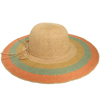 FLOPPY WIDE BRIM STRAW WOVEN SUN HAT