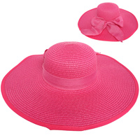 FLOPPY OVERSIZED WIDE BRIM STRAW SUN HAT