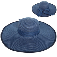 FLOPPY OVERSIZED WIDE BRIM STRAW SUN HAT