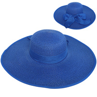 FLOPPY OVERSIZED WIDE BRIM STRAW SUN HAT