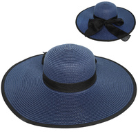 FLOPPY OVERSIZED WIDE BRIM STRAW SUN HAT