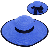 FLOPPY OVERSIZED WIDE BRIM STRAW SUN HAT