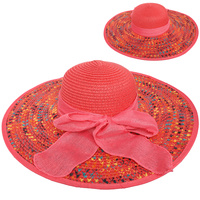 FLOPPY OVERSIZED WIDE BRIM STRAW SUN HAT