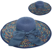 FLOPPY OVERSIZED WIDE BRIM STRAW SUN HAT