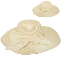 FLOPPY OVERSIZED WIDE BRIM STRAW SUN HAT