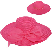 FLOPPY OVERSIZED WIDE BRIM STRAW SUN HAT