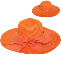 FLOPPY OVERSIZED WIDE BRIM STRAW SUN HAT