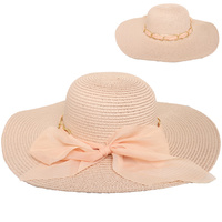 FLOPPY OVERSIZED WIDE BRIM STRAW SUN HAT