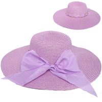 FLOPPY OVERSIZED WIDE BRIM STRAW SUN HAT