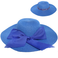 FLOPPY OVERSIZED WIDE BRIM STRAW SUN HAT