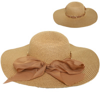 FLOPPY OVERSIZED WIDE BRIM STRAW SUN HAT