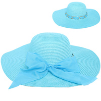 FLOPPY OVERSIZED WIDE BRIM STRAW SUN HAT