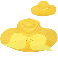 FLOPPY OVERSIZED WIDE BRIM STRAW SUN HAT