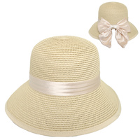 FASHION DOWN WIDE BRIM STRAW SUN HAT