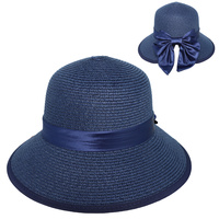 FASHION DOWN WIDE BRIM STRAW SUN HAT