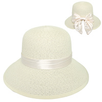 FASHION DOWN WIDE BRIM STRAW SUN HAT