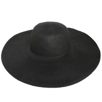 FLOPPY OVERSIZED WIDE BRIM STRAW SUN HAT