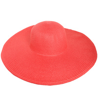 FLOPPY OVERSIZED WIDE BRIM STRAW SUN HAT