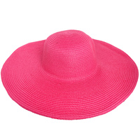 FLOPPY OVERSIZED WIDE BRIM STRAW SUN HAT