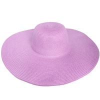 FLOPPY OVERSIZED WIDE BRIM STRAW SUN HAT