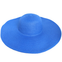 FLOPPY OVERSIZED WIDE BRIM STRAW SUN HAT