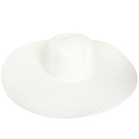 FLOPPY OVERSIZED WIDE BRIM STRAW SUN HAT