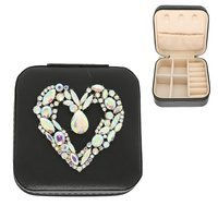 HEART JEWELED JEWELRY BOX