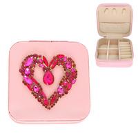 HEART JEWELED JEWELRY BOX