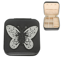 BUTTERFLY JEWELED JEWELRY BOX