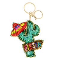 CINCO DE MAYO CACTUS KEY CHAIN