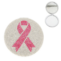 BREAST CANCER AWARENESS COMPACT MIRROR