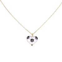 GAME DAY HEART SHAPED SOCCER PENDANT NECKLACE