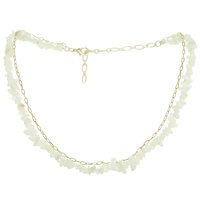 PASTEL GEMSTONE COLLAR NECKLACE