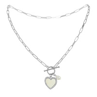 HEART BAROQUE PEARL PENDANT NECKLACE