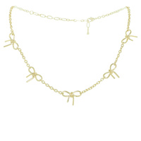 BOWKNOT STATION CHAIN NECKLACE