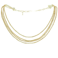 MULTI-STRAND SNAKE CHAIN NECKLACE